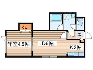 カーサ・ ビバーチェの物件間取画像